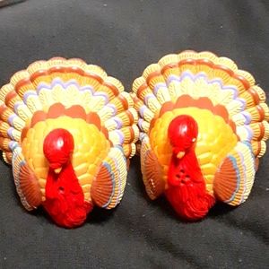 Vintage Hallmark Thanksgiving Turkey Salt N Pepper Shakers